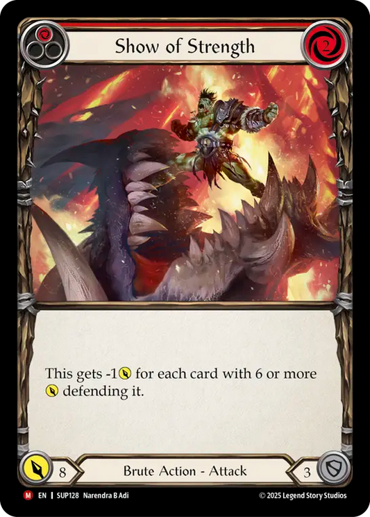 Show of Strength (Red) SUP128 (Super Slam)