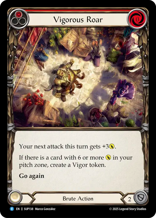 Vigorous Roar (Red) SUP138 (Super Slam)
