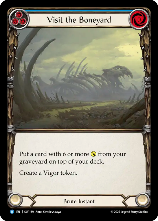 Visit the Boneyard (Blue) SUP139 (Super Slam)