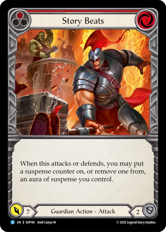 Story BeatsRainbow Foil  (Red) SUP181 (Super Slam)