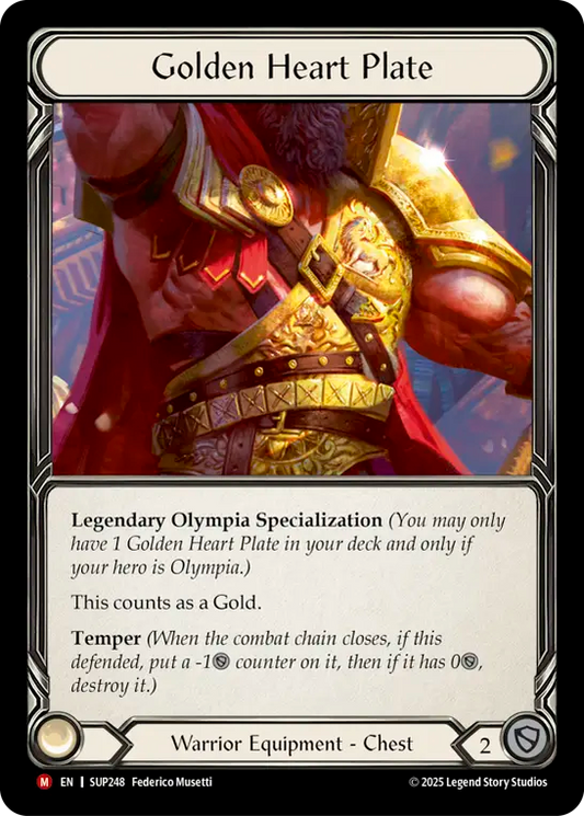 Golden Heart Plate SUP248 (Super Slam)