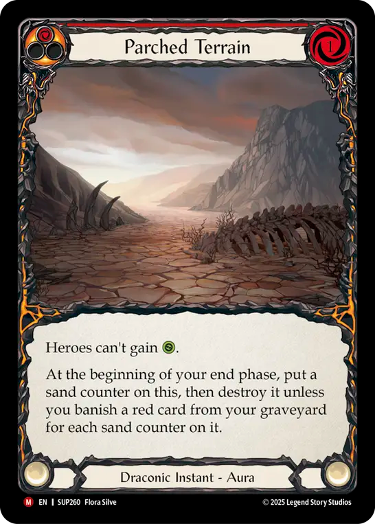 Parched Terrain (Red) SUP260 (Super Slam)