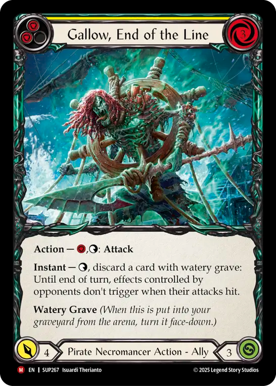 Gallow, End of the Line (Yellow) SUP267 (Super Slam)