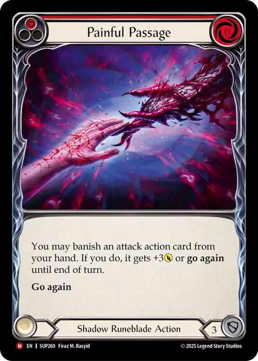 Painful Passage Rainbow Foil (Red) SUP269 (Super Slam)