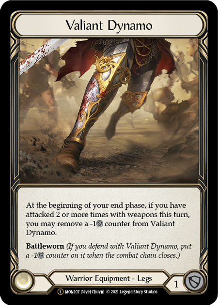 Valiant Dynamo Rainbow Foil MON107 (Monarch) (Unlimited)