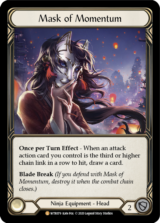 Mask of Momentum Rainbow Foil WTR079 (Welcome to Rathe) (Unlimited)