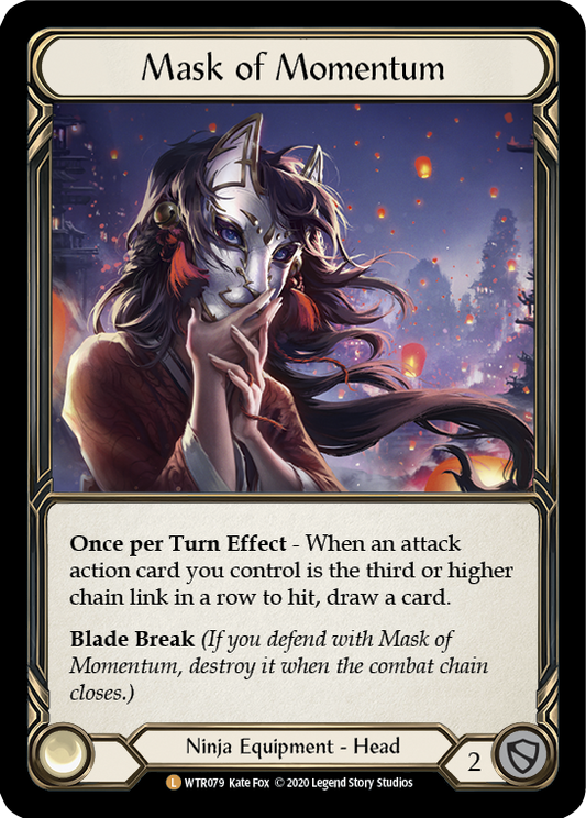 Mask of Momentum Rainbow Foil WTR079 (Welcome to Rathe) (Unlimited)